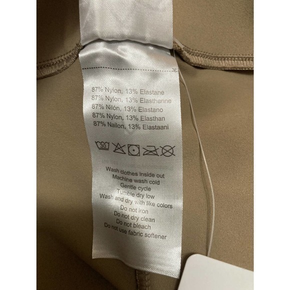 Yogipace NWT‎ tan beige XXL yoga pants career casual - Picture 8 of 8